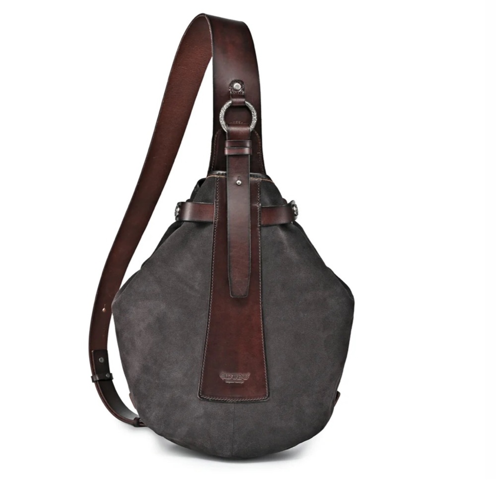 Old Trend Daisy crossbody leather satchel